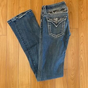 Miss Me Jeans! Size 25 X-Long! Little worn at the bottoms.